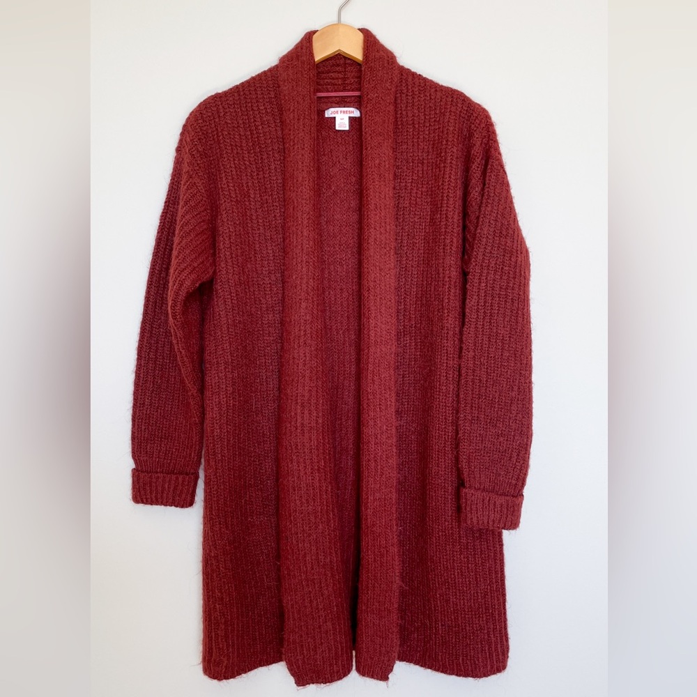 Fuzzy Open Cardigan